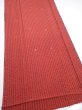 Photo2: 1Y03z100  Japanese Kimono Silk  FABRIC Shibori Red-Brown 67.7x14.6 (2)
