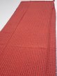 Photo3: 1Y03z100  Japanese Kimono Silk  FABRIC Shibori Red-Brown 67.7x14.6 (3)