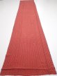 Photo5: 1Y03z100  Japanese Kimono Silk  FABRIC Shibori Red-Brown 67.7x14.6 (5)