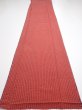 Photo5: 1Y04z90  Japanese Kimono Silk  FABRIC Shibori Red-Brown 66.1x14.6 (5)
