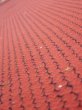 Photo4: 1Y05z100  Japanese Kimono Silk  FABRIC Shibori Red-Brown 65.7x14.6 (4)