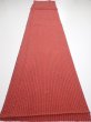 Photo5: 1Y05z100  Japanese Kimono Silk  FABRIC Shibori Red-Brown 65.7x14.6 (5)