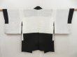 Photo6: 5315T03z610 Vintage Japanese Kimono Silk HAORI  Black (6)