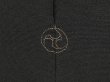 Photo5: 5315T09z660 Vintage Japanese Kimono Silk HAORI Chrysanthemum Black (5)