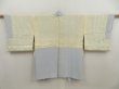 Photo8: 5315T10z610 Vintage Japanese Kimono Silk HAORI Flower Dull light blue (8)