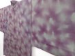 Photo2: 5315T11z510 Vintage Japanese Kimono Silk HAORI  Dark purple-gray (2)