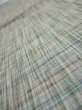 Photo4: 2N02z50  Japanese Kimono Silk TSUMUGI FABRIC  Light green 40.6x14.6 (4)