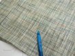 Photo6: 2N04z70  Japanese Kimono Silk TSUMUGI FABRIC  Light green 61.4x14.6 (6)