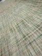 Photo4: 2N07z30  Japanese Kimono Silk TSUMUGI FABRIC  Light green 55.1x7.3 (4)