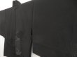 Photo2: 5316T01z320 Vintage Japanese Kimono Silk See through HAORI Flowers Black (2)