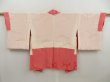 Photo6: 5316T02z510 Vintage Japanese Kimono Silk SHIBORI HAORI Flower Coral pink (6)