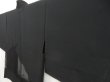 Photo2: 5316T03z280 Vintage Japanese Kimono Silk See through HAORI Leaf Black (2)