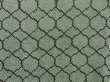 Photo3: 5316T04z420 Vintage Japanese Kimono Silk SHIBORI HAORI  Dull green (3)