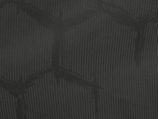 Photo4: 5316T07z350 Vintage Japanese Kimono Silk See through HAORI Kikko Black (4)