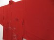 Photo2: 5316T08z300  Japanese Kimono Silk See through HAORI Maple Dark red (2)