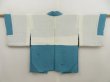Photo6: 5316T10z560 Vintage Japanese Kimono Silk HAORI Tree Water blue (6)