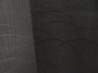 Photo4: 5320T03z300 Vintage Japanese Kimono Silk See through HAORI Shibakusa Black (4)