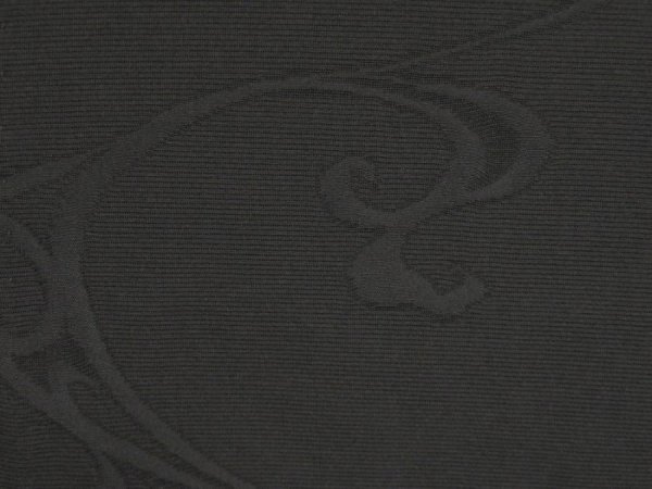 Photo4: 5320T05z370 Vintage Japanese Kimono Silk See through HAORI  Black (4)