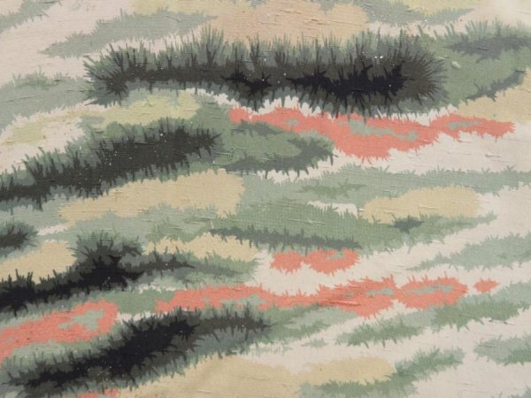 Photo4: 5320T06z590 Vintage Japanese Kimono Silk HAORI  Off-white (4)