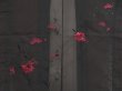 Photo3: 5320T07z240 Vintage Japanese Kimono Silk See through HAORI Flower Black (3)