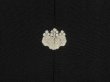 Photo5: 5320T09z450 Vintage Japanese Kimono Silk HAORI Paulownia Black (5)