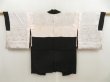 Photo7: 5320T09z450 Vintage Japanese Kimono Silk HAORI Paulownia Black (7)