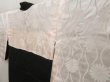 Photo8: 5320T09z450 Vintage Japanese Kimono Silk HAORI Paulownia Black (8)