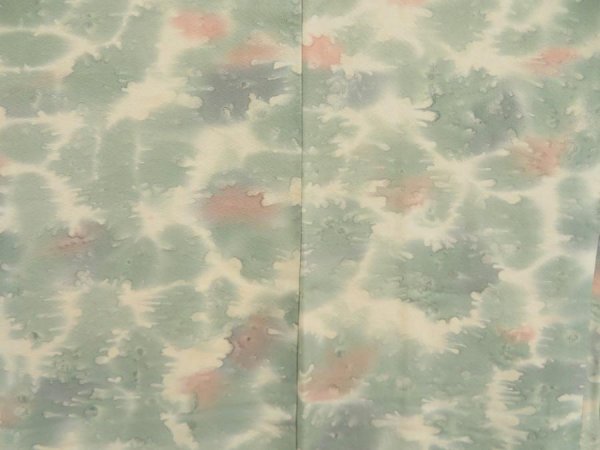 Photo3: 5320T10z530 Vintage Japanese Kimono Silk HAORI  Off-white (3)