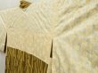 Photo7: 5320T12z530 Vintage Japanese Kimono Silk HAORI  Dark olive (7)