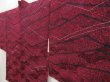 Photo2: 5321T07z490 Vintage Japanese Kimono Silk HAORI  Red-Pink (2)