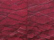 Photo3: 5321T07z490 Vintage Japanese Kimono Silk HAORI  Red-Pink (3)