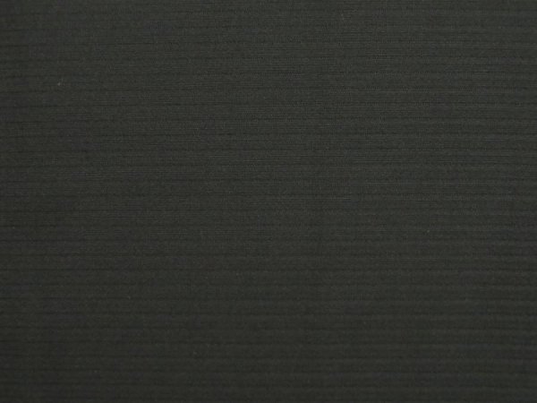 Photo6: 5321T01z590  Japanese Kimono Silk See through KUROMONTSUKI Plain Black (6)