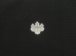 Photo7: 5321T01z590  Japanese Kimono Silk See through KUROMONTSUKI Plain Black (7)
