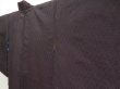 Photo4: 5321T03z400 Antique Japanese Kimono Silk HAORI Flower Grape-Brown (4)