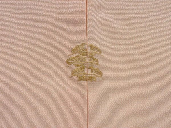 Photo5: 5321T04z610 Vintage Japanese Kimono Silk HAORI Scenery Pink (5)