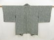 Photo1: 5326T05z530 Vintage Japanese Kimono Silk HAORI Branch Celadon (1)