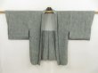 Photo5: 5326T05z530 Vintage Japanese Kimono Silk HAORI Branch Celadon (5)