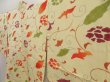 Photo2: 5326T08z520 Vintage Japanese Kimono Silk HAORI Phoenix Lime yellow (2)