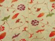 Photo3: 5326T08z520 Vintage Japanese Kimono Silk HAORI Phoenix Lime yellow (3)