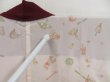 Photo8: 5326T09z610 Vintage Japanese Kimono Silk HAORI  Dark grape (8)
