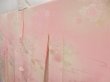 Photo2: 5326T13z610 Vintage Japanese Kimono Silk JUBAN Chrysanthemum Pink (2)