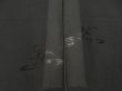 Photo3: 5327T03z260 Vintage Japanese Kimono Silk See through HAORI Flower Black (3)