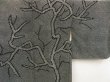 Photo3: 5327T04z710 Vintage Japanese Kimono Silk SHIBORI HAORI Branch Black (3)
