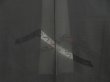 Photo3: 5327T05z270 Vintage Japanese Kimono Silk See through HAORI  Black (3)