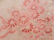 Photo4: 5327T06z500 Vintage Japanese Kimono Silk SHIBORI HAORI Flowers Off-white (4)