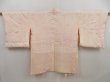 Photo6: 5327T06z500 Vintage Japanese Kimono Silk SHIBORI HAORI Flowers Off-white (6)