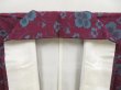 Photo7: 5327T07z730 Vintage Japanese Kimono Silk TSUMUGI Flower Dark grape (7)