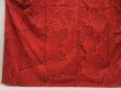 Photo5: 5327T09z860 Vintage Japanese Kimono Silk TSUMUGI TSUKESAGE Big peony (5)
