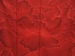 Photo8: 5327T09z860 Vintage Japanese Kimono Silk TSUMUGI TSUKESAGE Big peony (8)