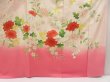 Photo7: 5327T13z1140 Vintage Japanese Kimono Silk FURISODE Peacock Light pink (7)